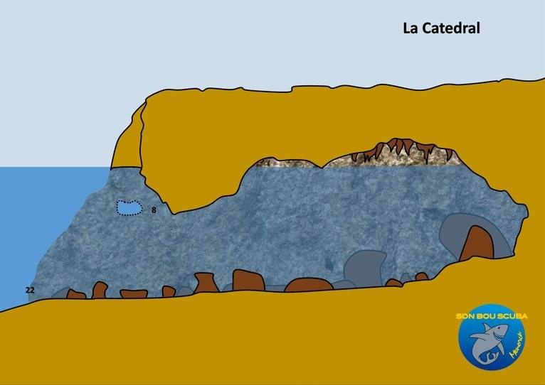 La Catedral - Son Bou Scuba